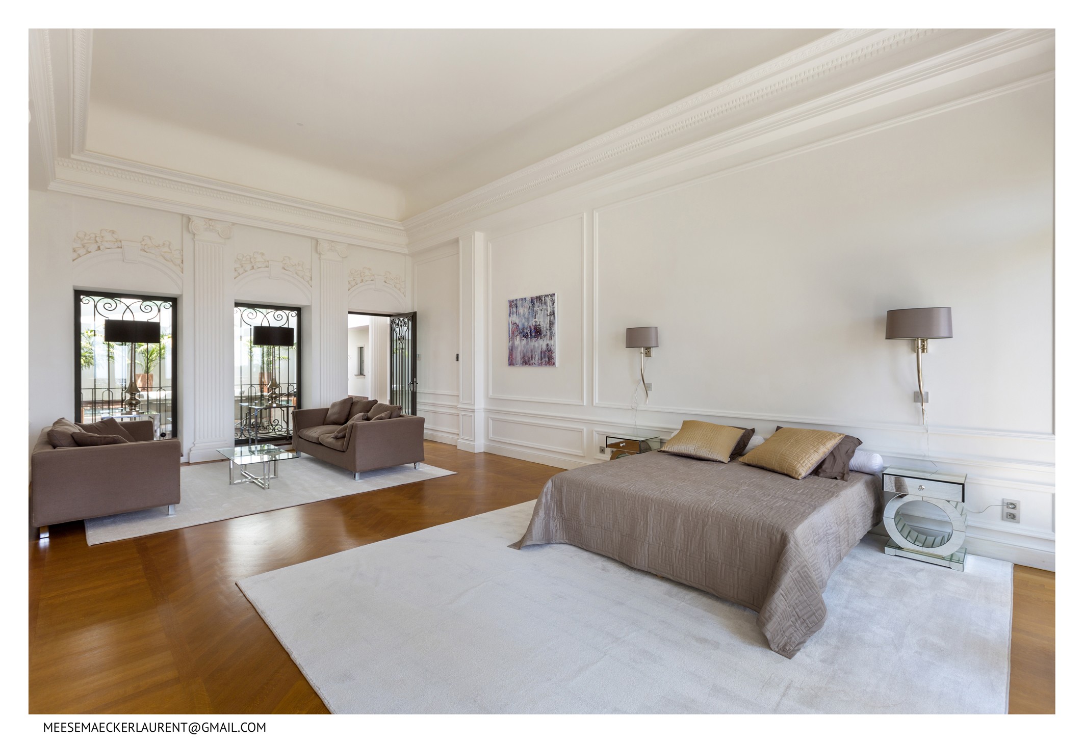 Luxury Belle Epoque villa which has been totally restored and enlarged, now
