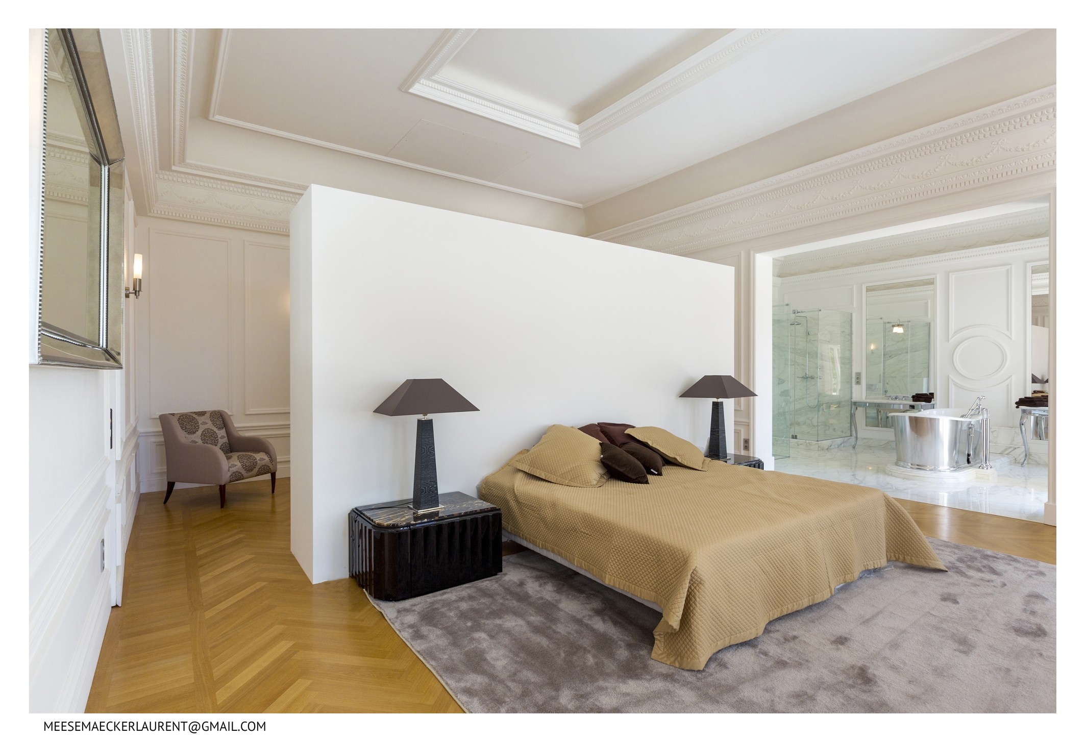 Luxury Belle Epoque villa which has been totally restored and enlarged, now