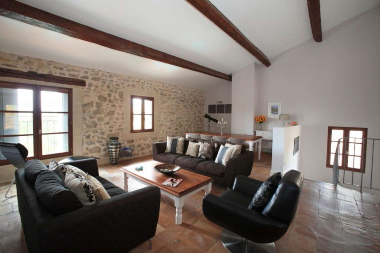 Superbly and completely renovated 7 bedroom stone built house with a total