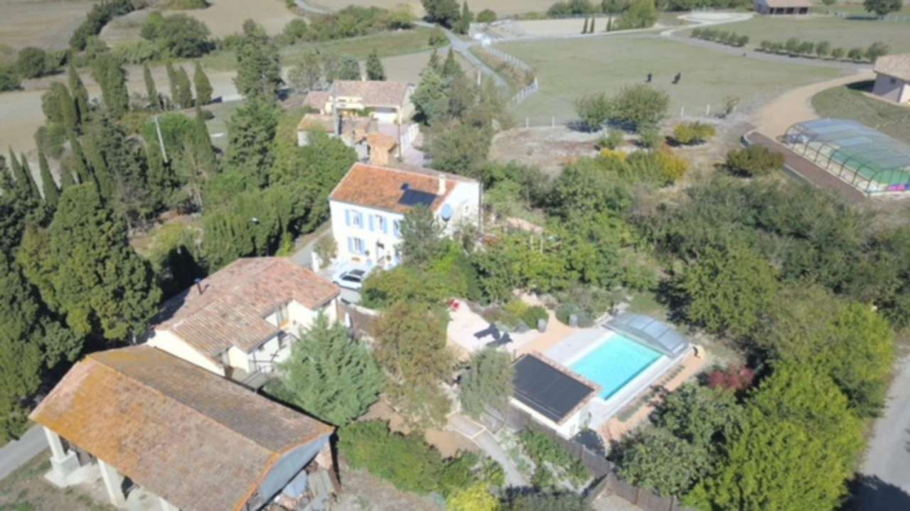 A most attractive character property in a village in the Aude department wi