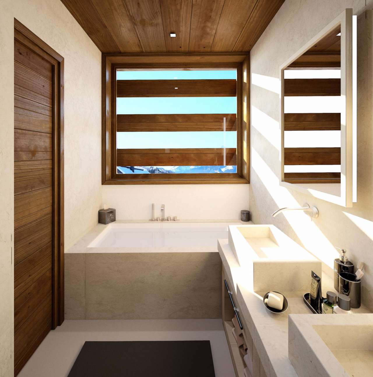 Beautifully presented 5 bedroom ski chalet with a total living area of 270m