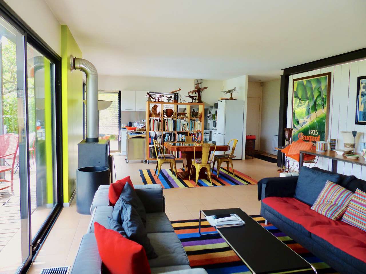 Beautiful architect designed house situated on the edge of the charming vil