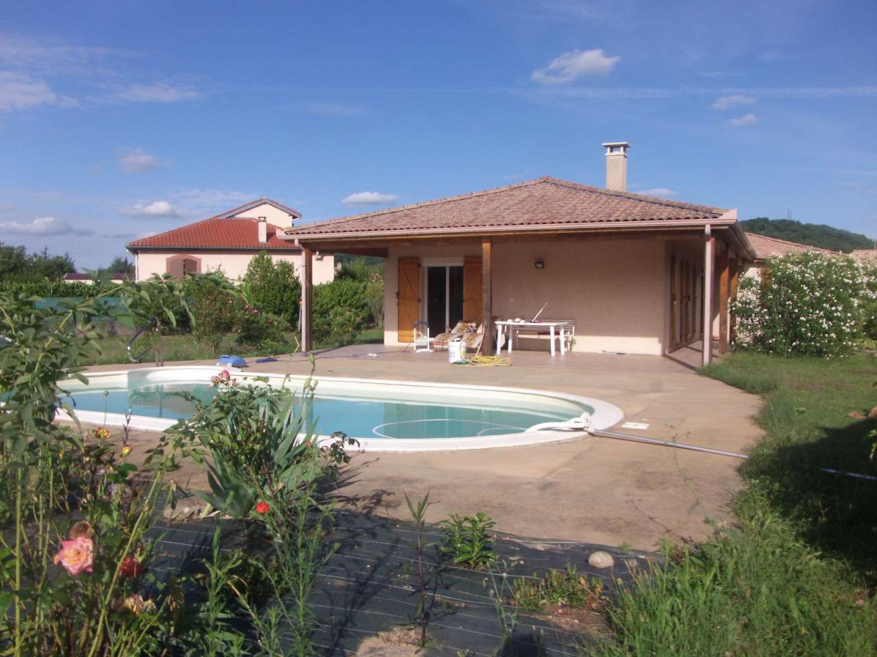 Pretty 4 bedroom villa located in a quiet area in Dalou, close to Varilhes,