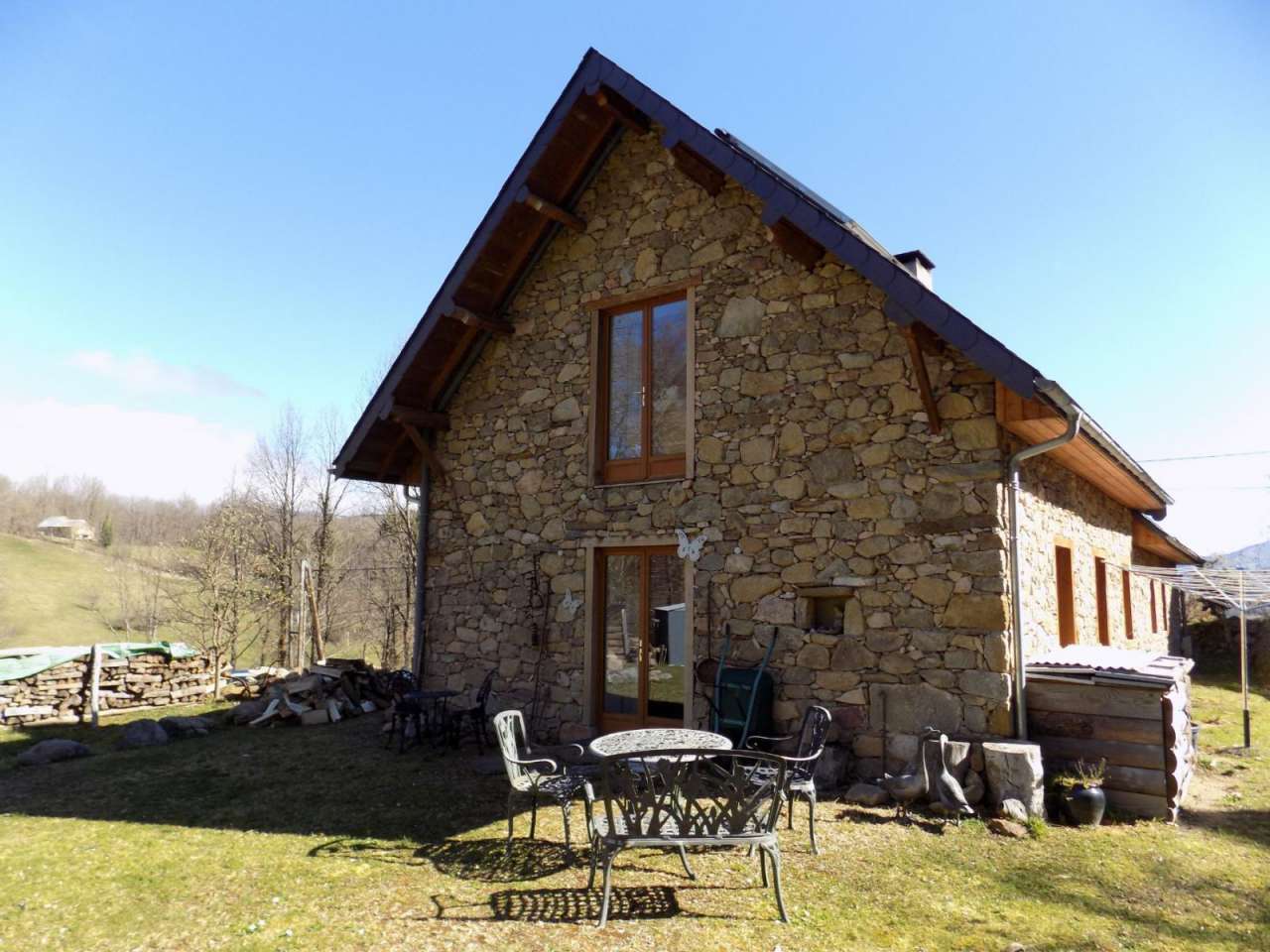 Charming 3 bedroom stone built house, which was built in 2011 using origina