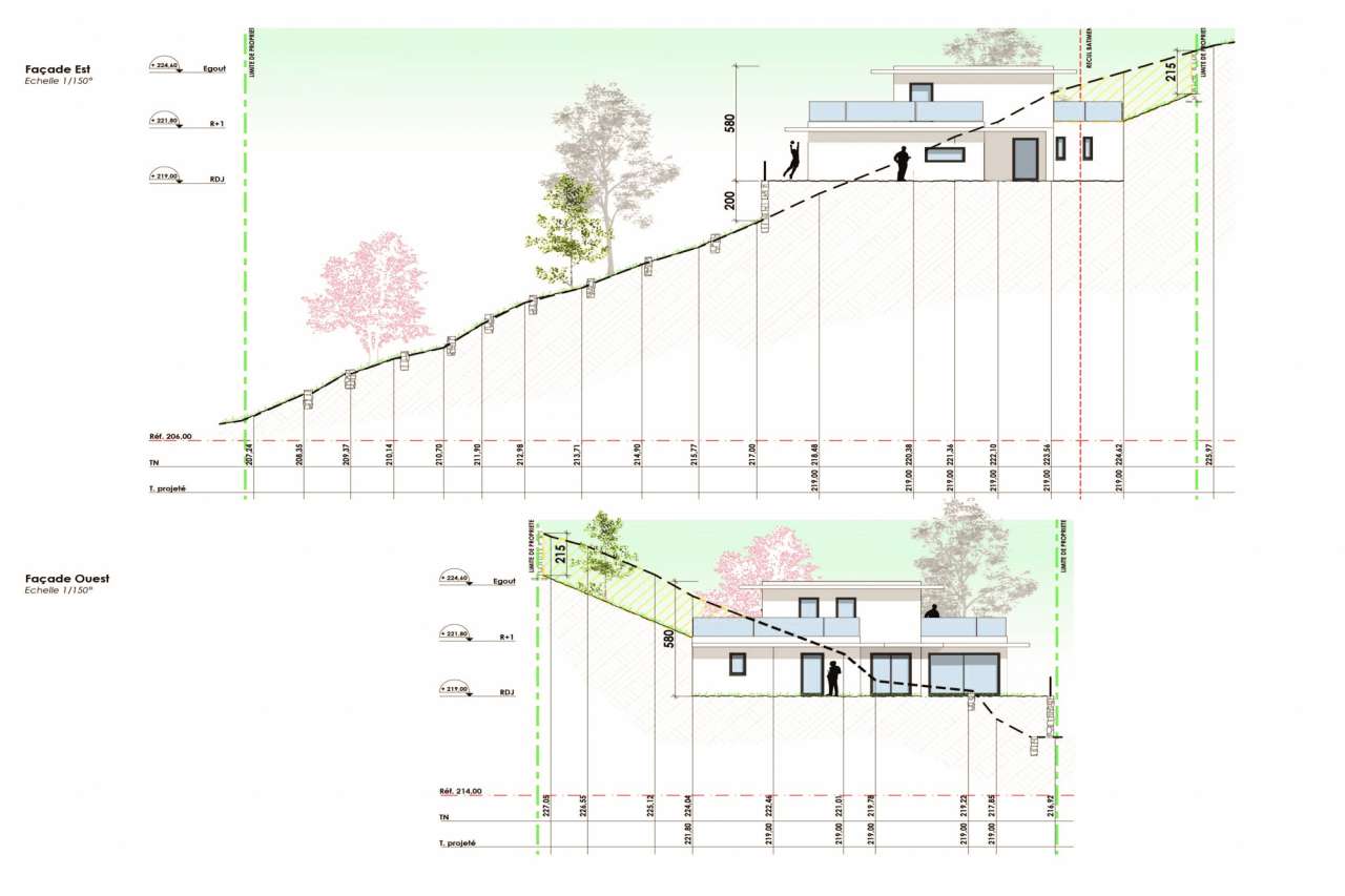 Modern new build luxury villa with panoramic sea views stretching from from