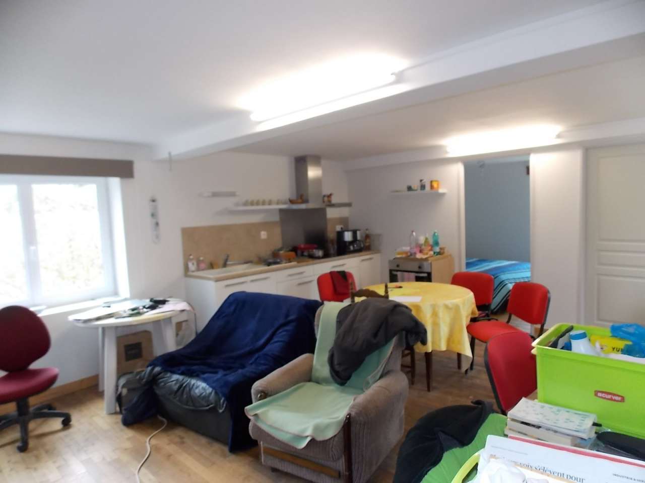 Spacious former water mill, with a river running alongside and with lovely