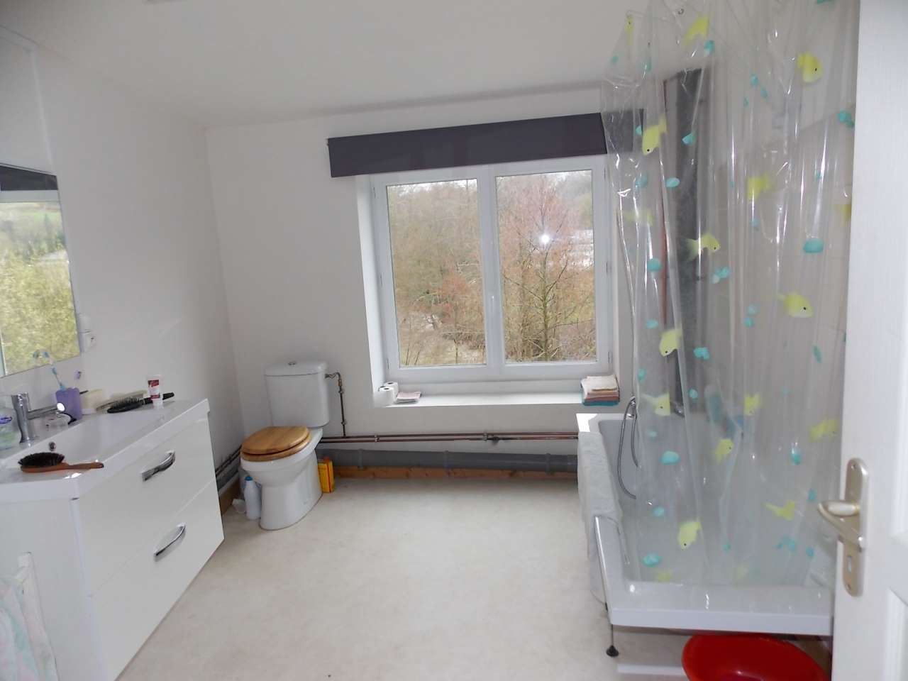 Spacious former water mill, with a river running alongside and with lovely