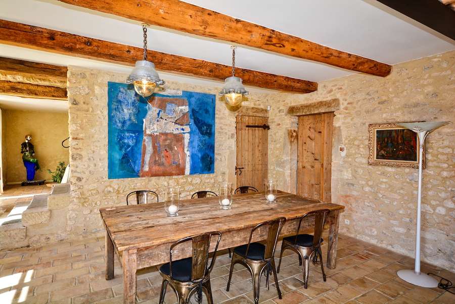 Fabulous Provencal stone farmhouse in the heart of Provencal Drome, less th