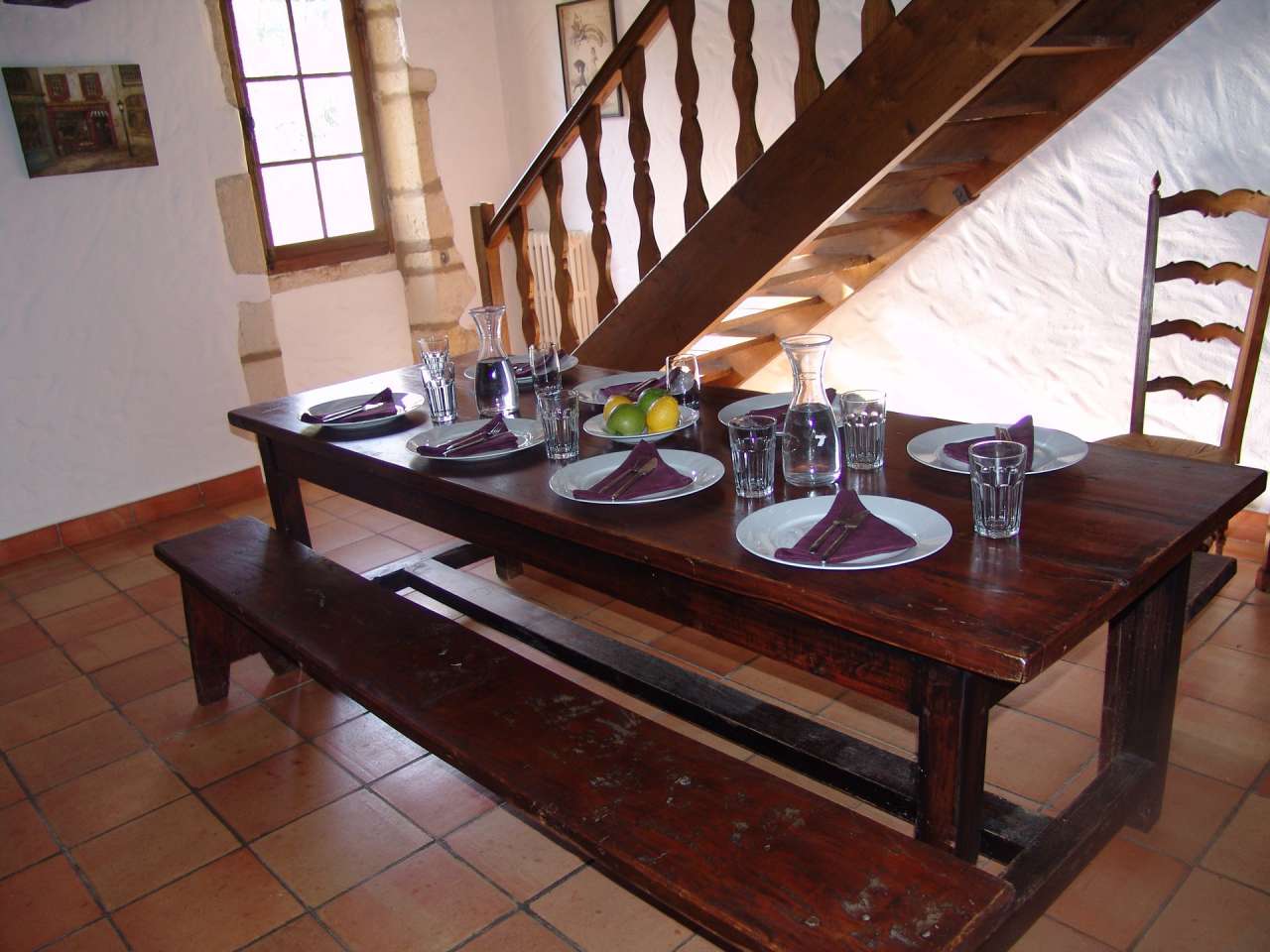 Charming 6 bedroom stone built, river front farmhouse, with a total spaciou