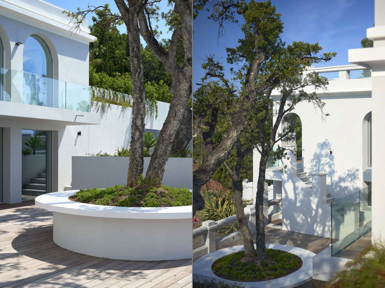 Absolutely outstanding 3 bedroom South facing waterfront villa with separat