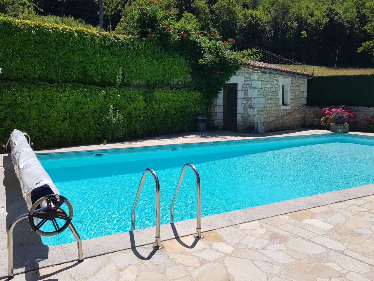 Beautiful 16th century water mill with various surrounding buildings and ex