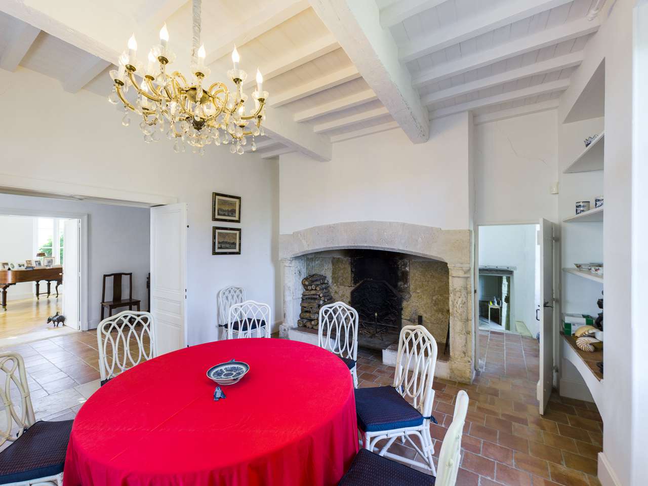 Exceptional 13th century 4 bedroom French Chateau with separate 3 bedroom c