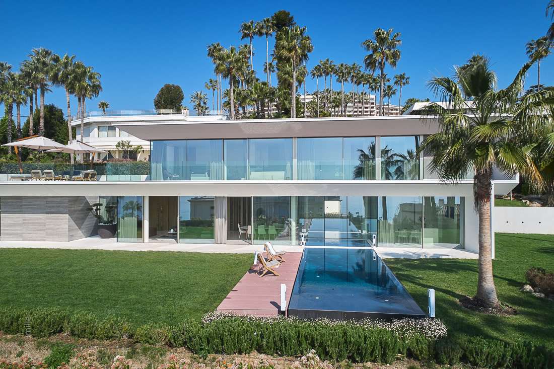 Spectacular modern and luxurious 3 storey, 5 bedroom villa, nestling in hal