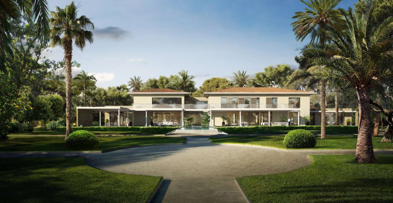 Superb and unique 9 bedroom south facing waterfront property, with a vast t