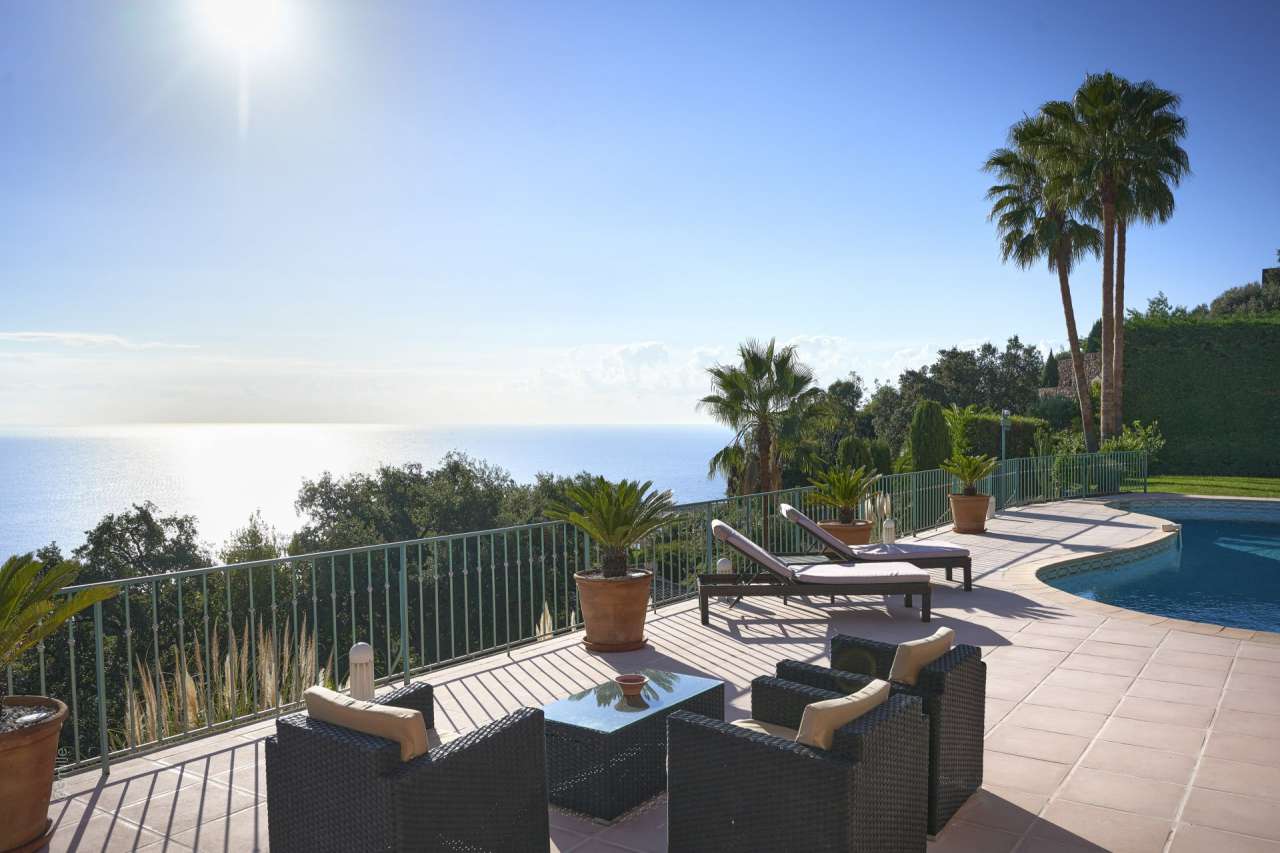 With simply stunning sea views and situated in an elevated setting on the t