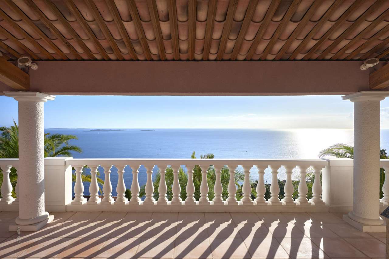 With simply stunning sea views and situated in an elevated setting on the t