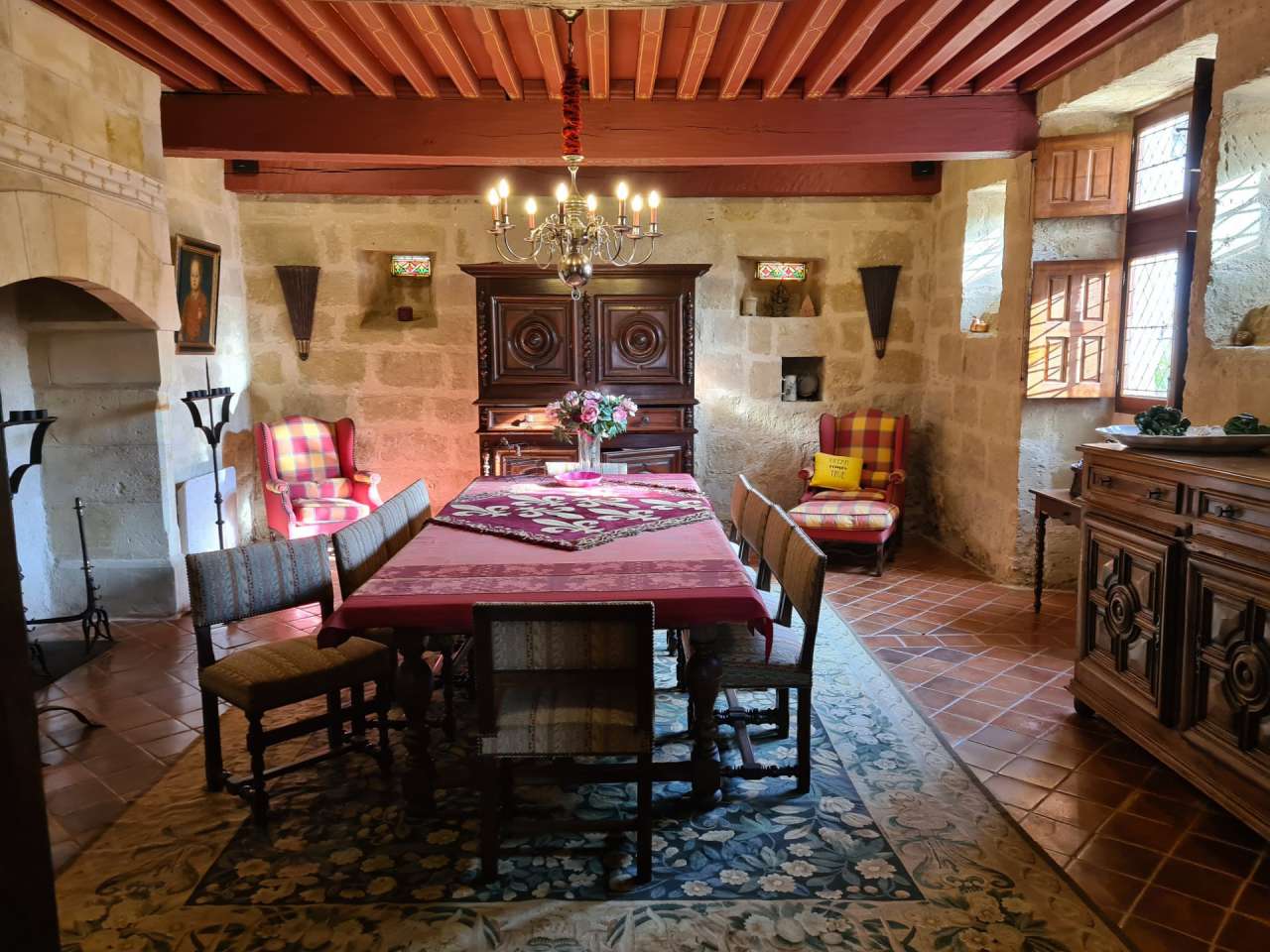 Charming stone built chateau, which has been beautifully and totally renova