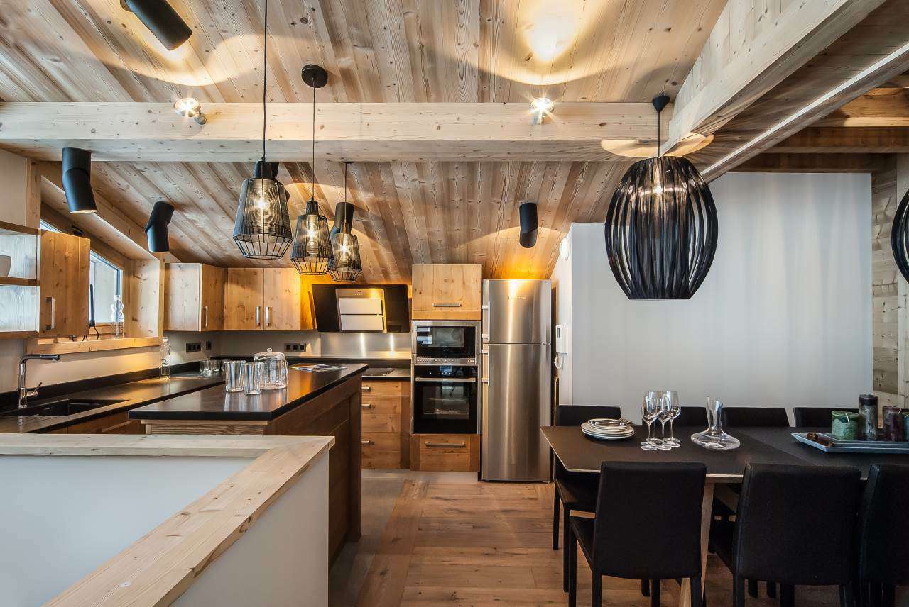 Outstanding luxury 3 storey, 5 bedroom chalet with Spa and gym, enjoying sp