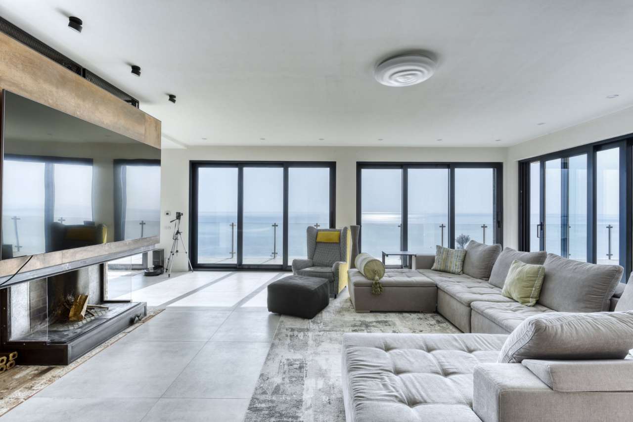 Stunning and stylish modern villa in a secure gated area on the hills of Tr