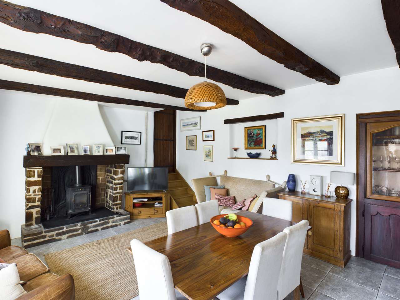 Full of character and charm, this beautifully renovated 7 bedroom farmhouse