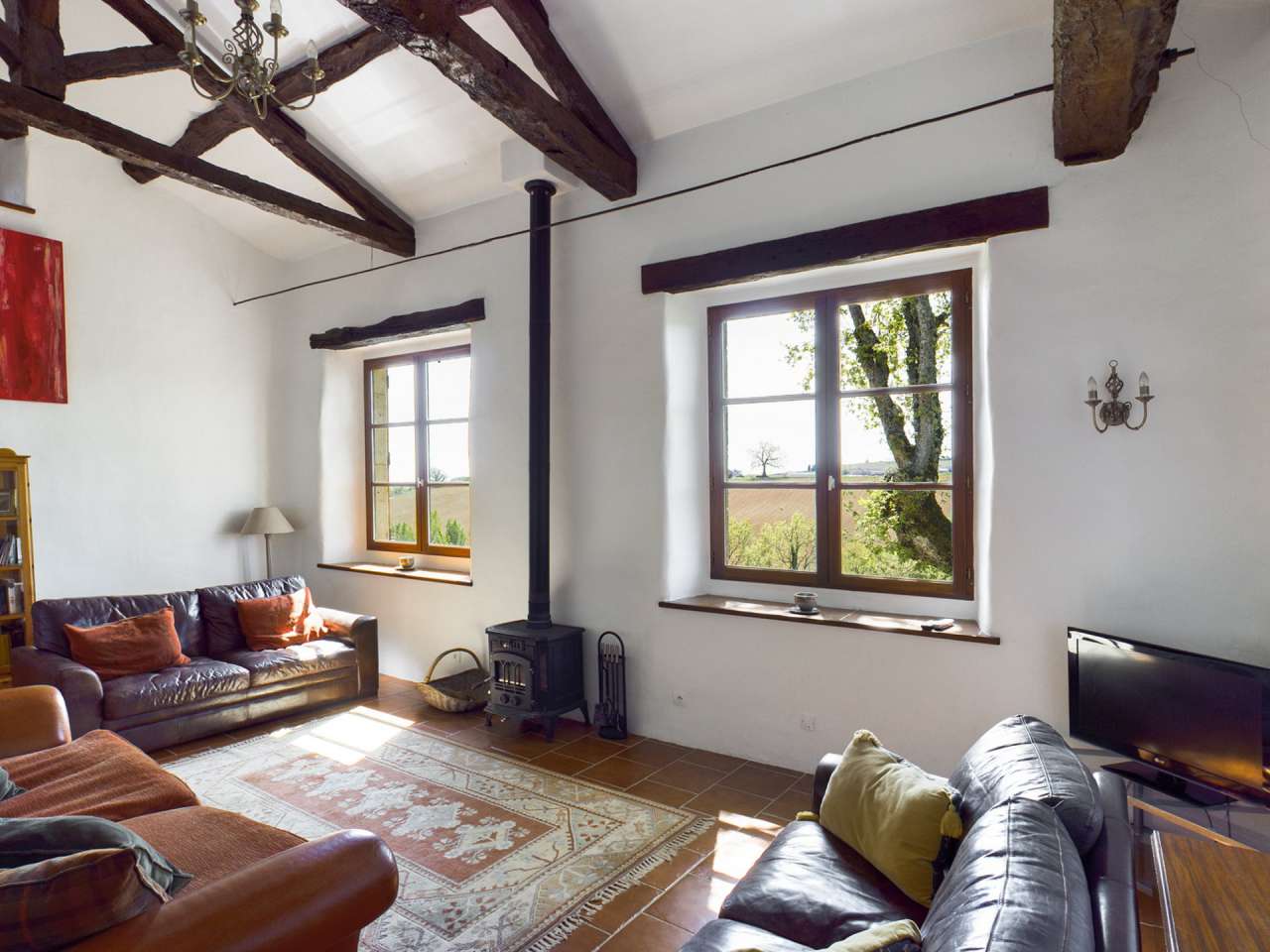 Full of character and charm, this beautifully renovated 7 bedroom farmhouse