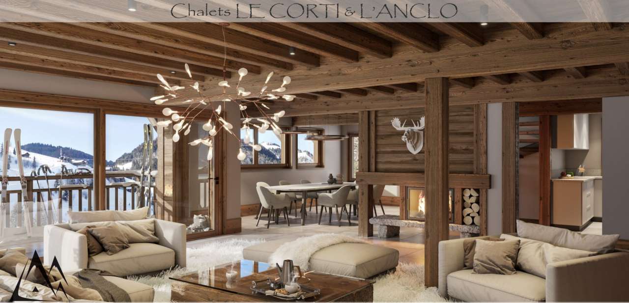 Ideally located near the slopes and all amenities in La Clusaz, is this lux