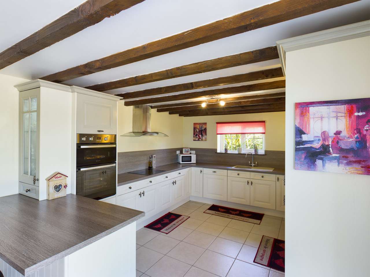 Situated in a quiet and private setting, this superb stone built farmhouse