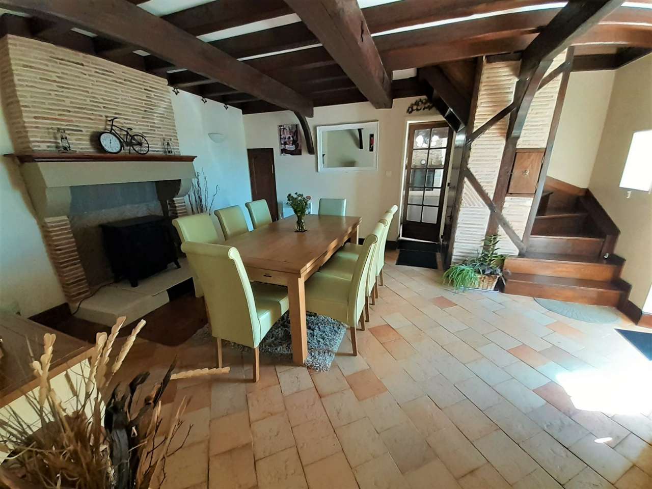 Situated in a quiet and private setting, this superb stone built farmhouse