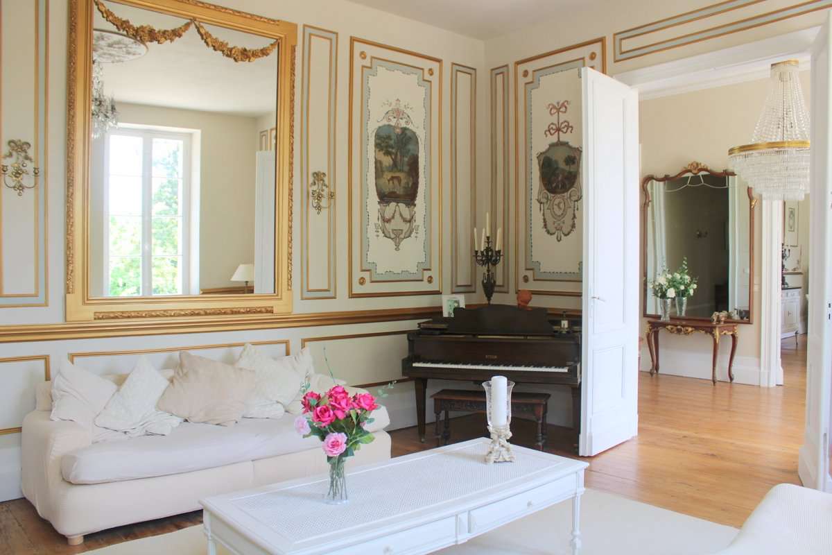 Nestling in nearly 5 acres of glorious landscaped gardens is this beautiful