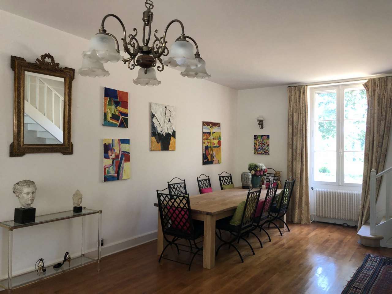 Fabulous character manor house with 2 gites, swimming pool and 5 acres of p