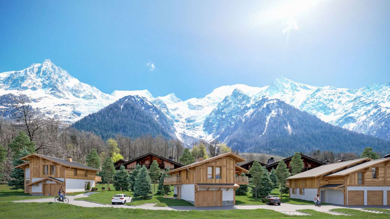 Impressive new development of just 3 ski chalets in the desirable area of L