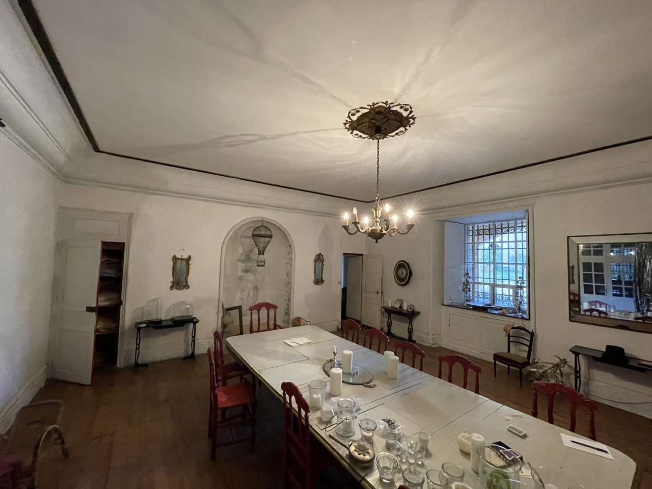 Enjoying far reaching countryside views from its peaceful location near Cou