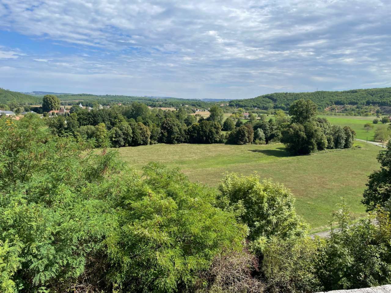 Enjoying far reaching countryside views from its peaceful location near Cou