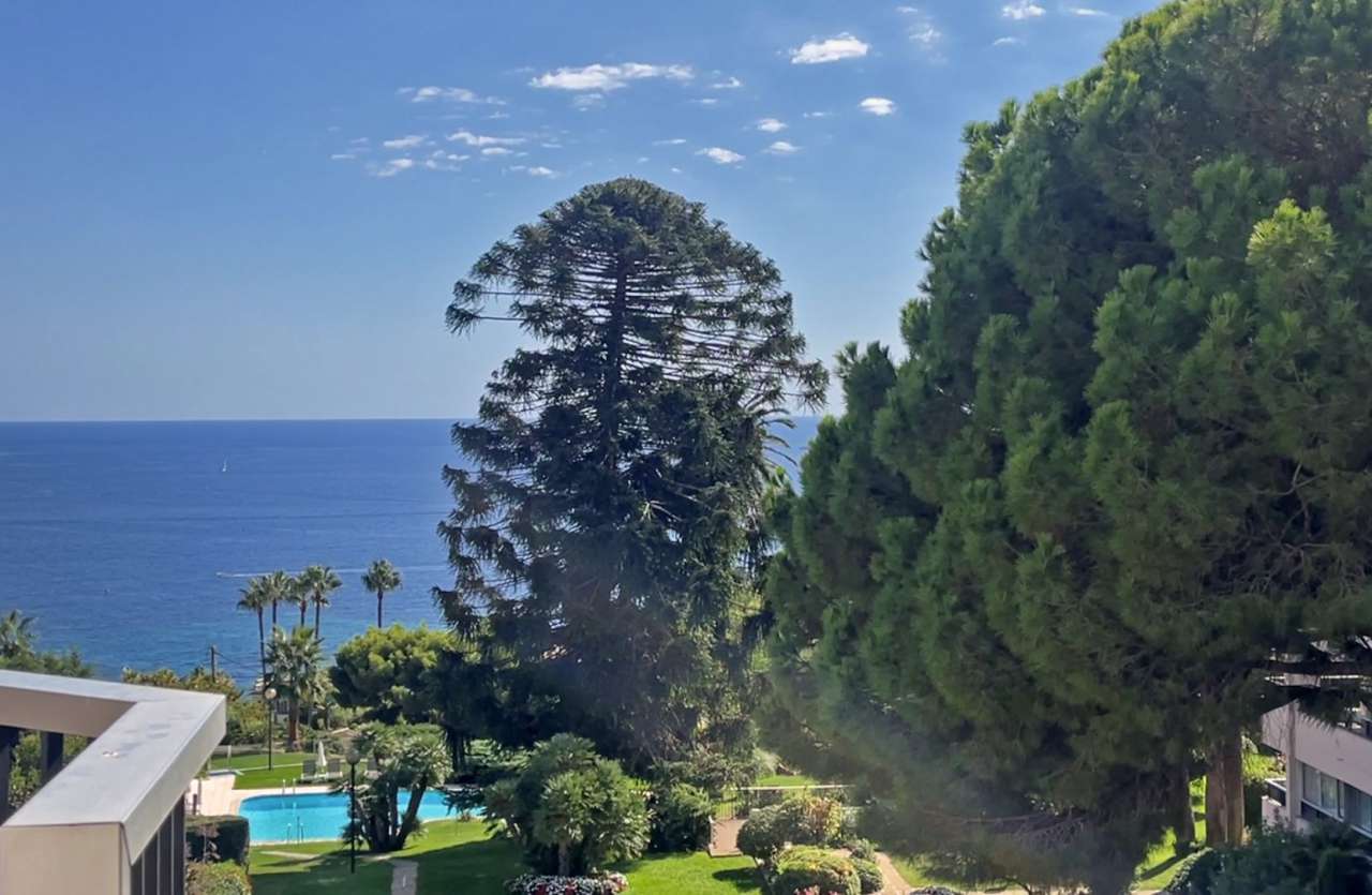 Enjoying breathtaking sea views from its idyllic peaceful location in a cen