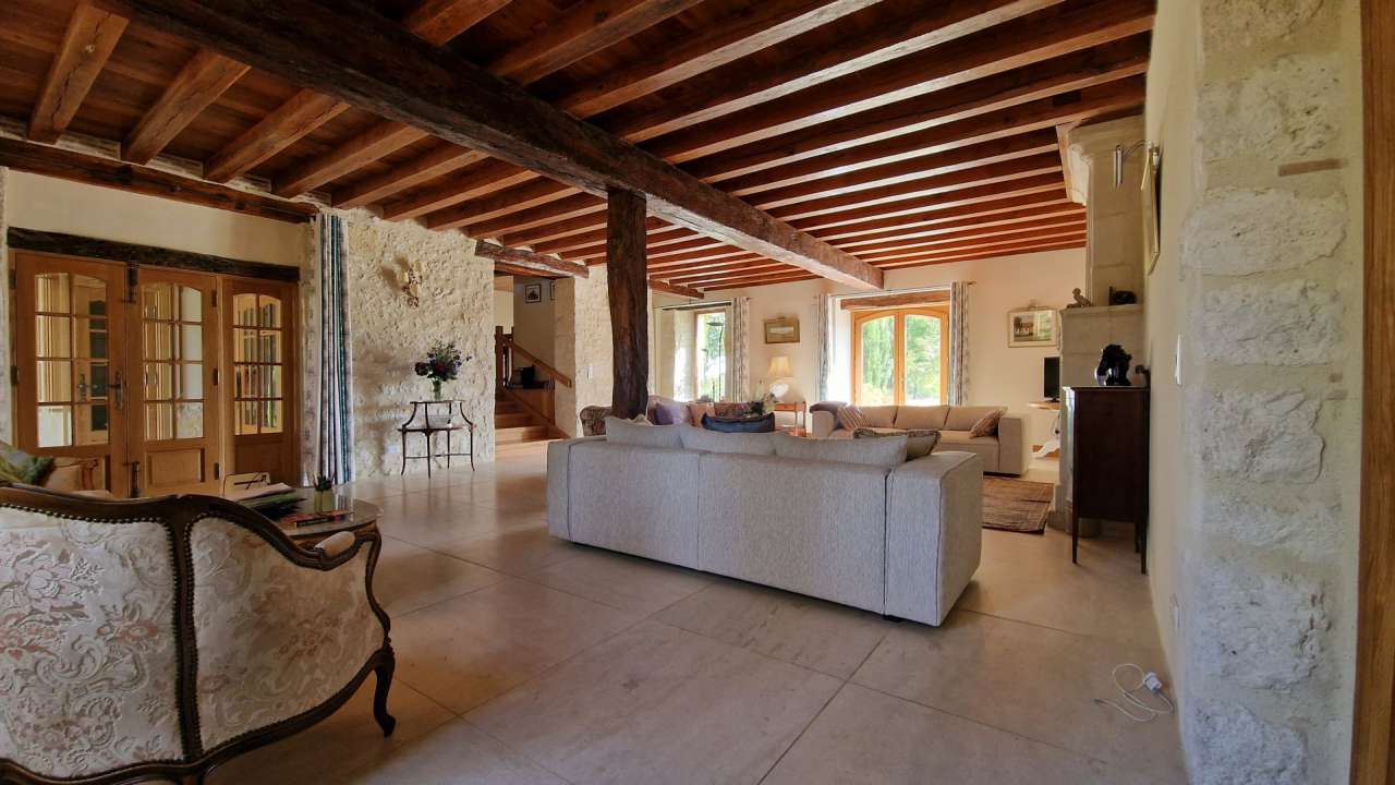 Nestling in nearly 22 acres of glorious landscaped gardens with expansive p