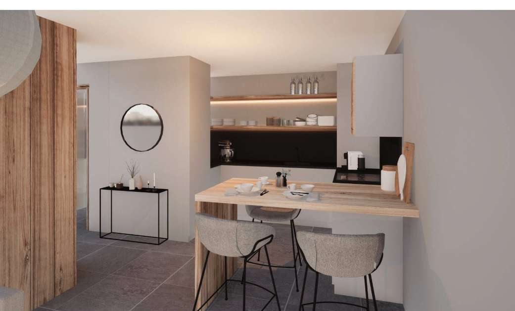 Stylish and bright new one bedroom ground floor apartment with garage, enjo