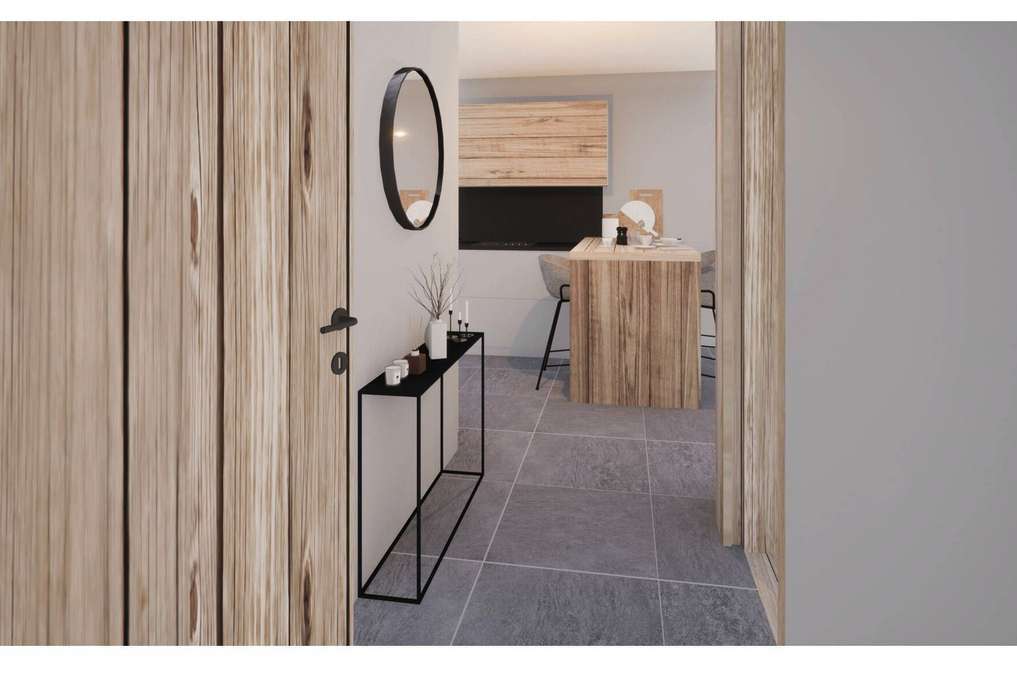 Stylish and bright new one bedroom ground floor apartment with garage, enjo