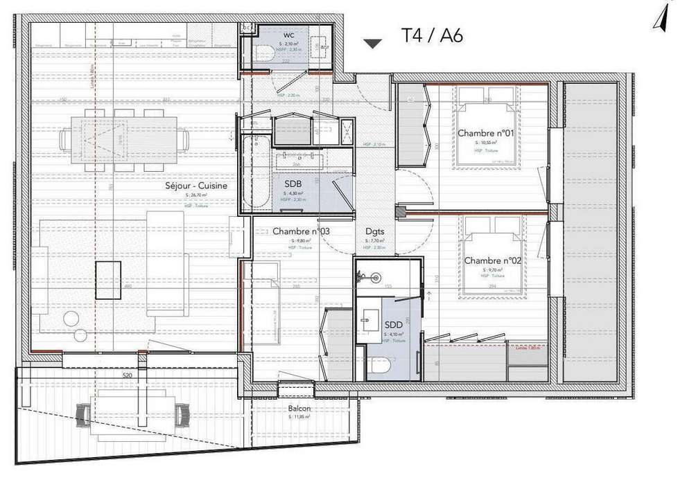 Luxury new 3 bedroom first floor apartment with garage, enjoying breathtaki