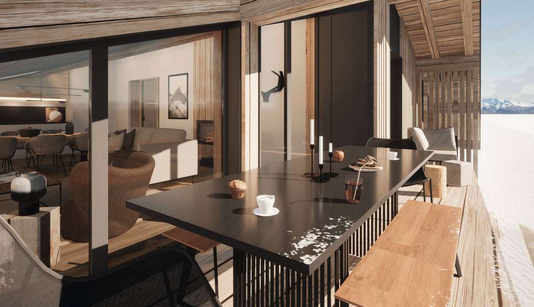 Luxury new 3 bedroom first floor apartment with garage, enjoying breathtaki