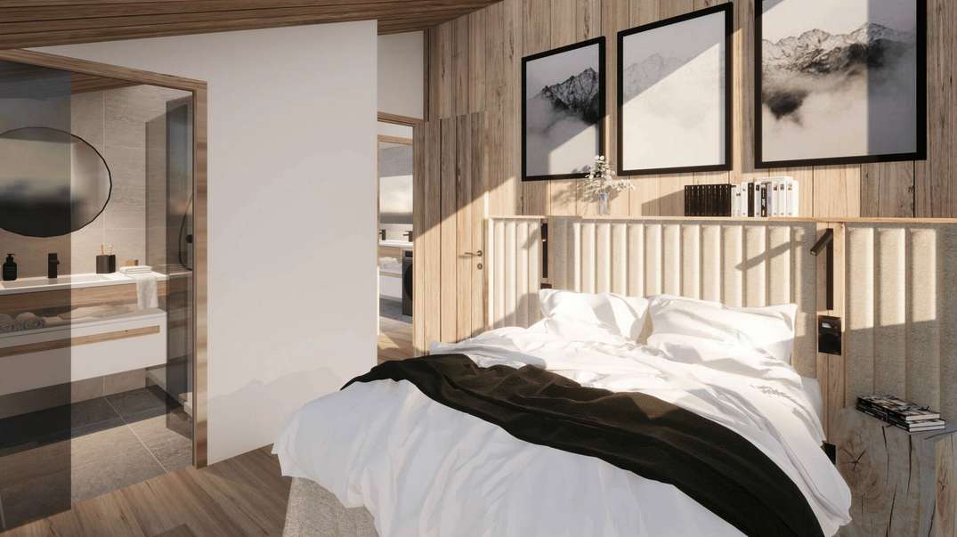 Luxury new 3 bedroom first floor apartment with garage, enjoying breathtaki