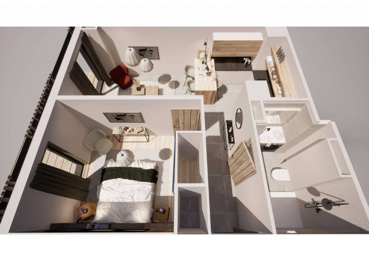 Attractive new one bedroom property, part of a new select development of ju