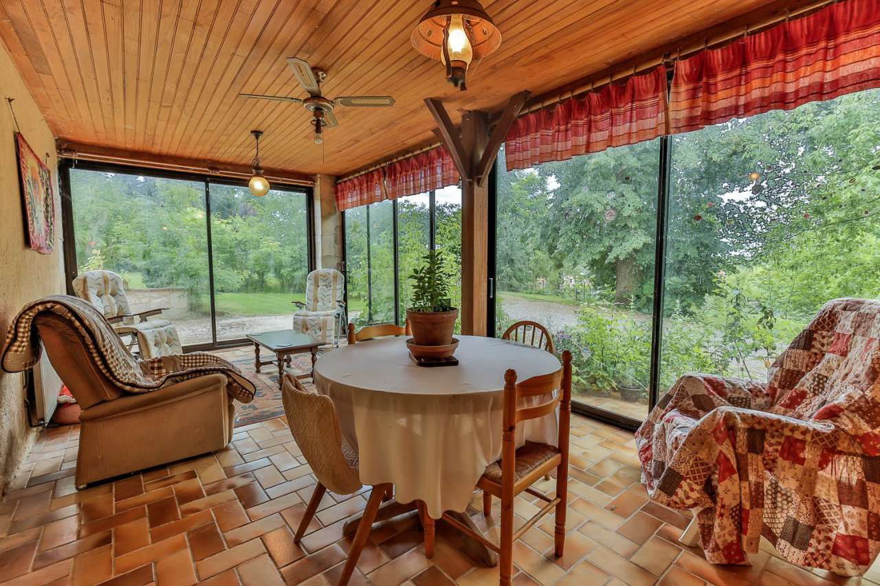 Beautiful character stone property in the historic bastide town of Villerea