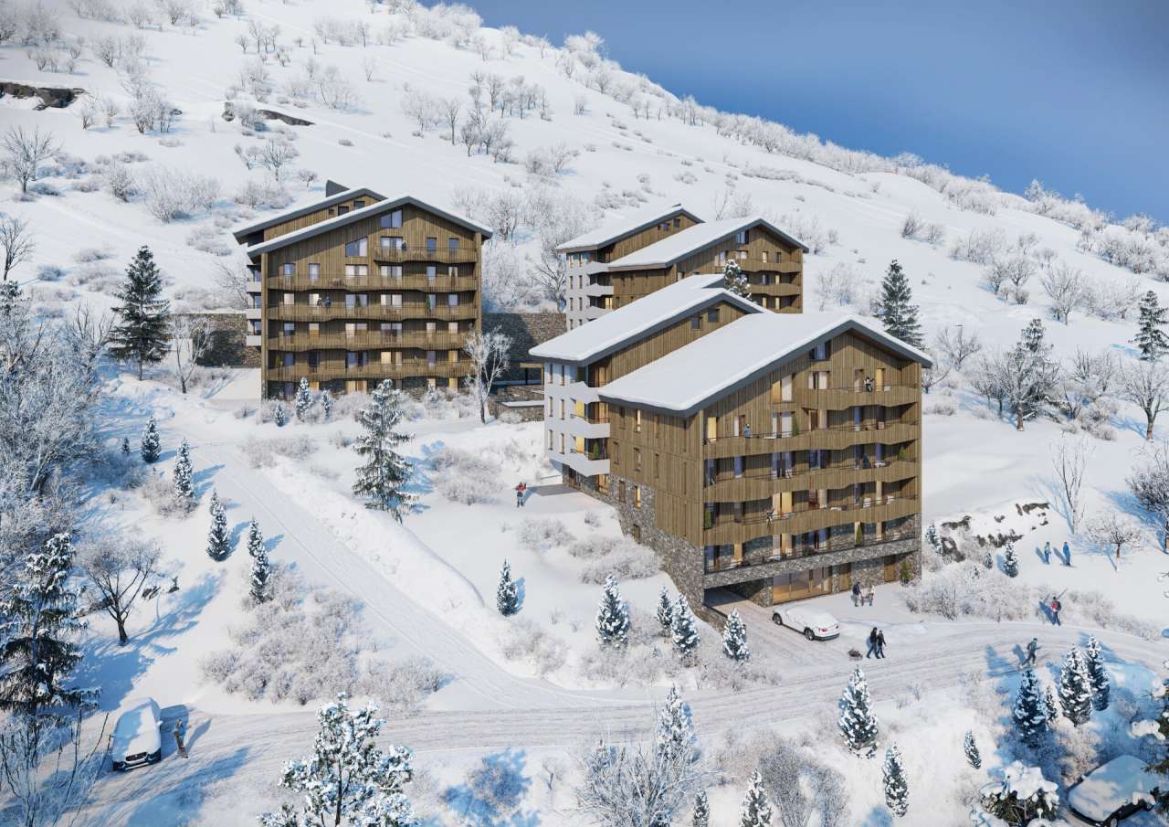 Attractive Two bedroom apartment with balcony in a new development in Alpe