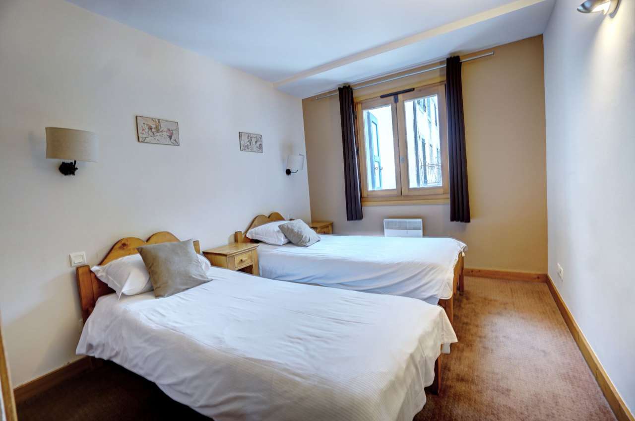 Enjoying wonderful mountain views from its top floor position, is this styl