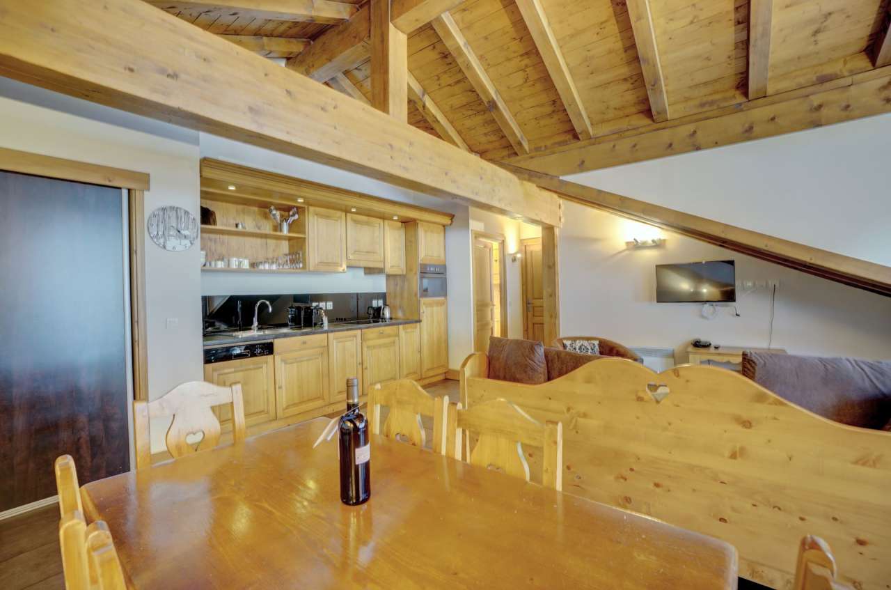 Enjoying wonderful mountain views from its top floor position, is this styl