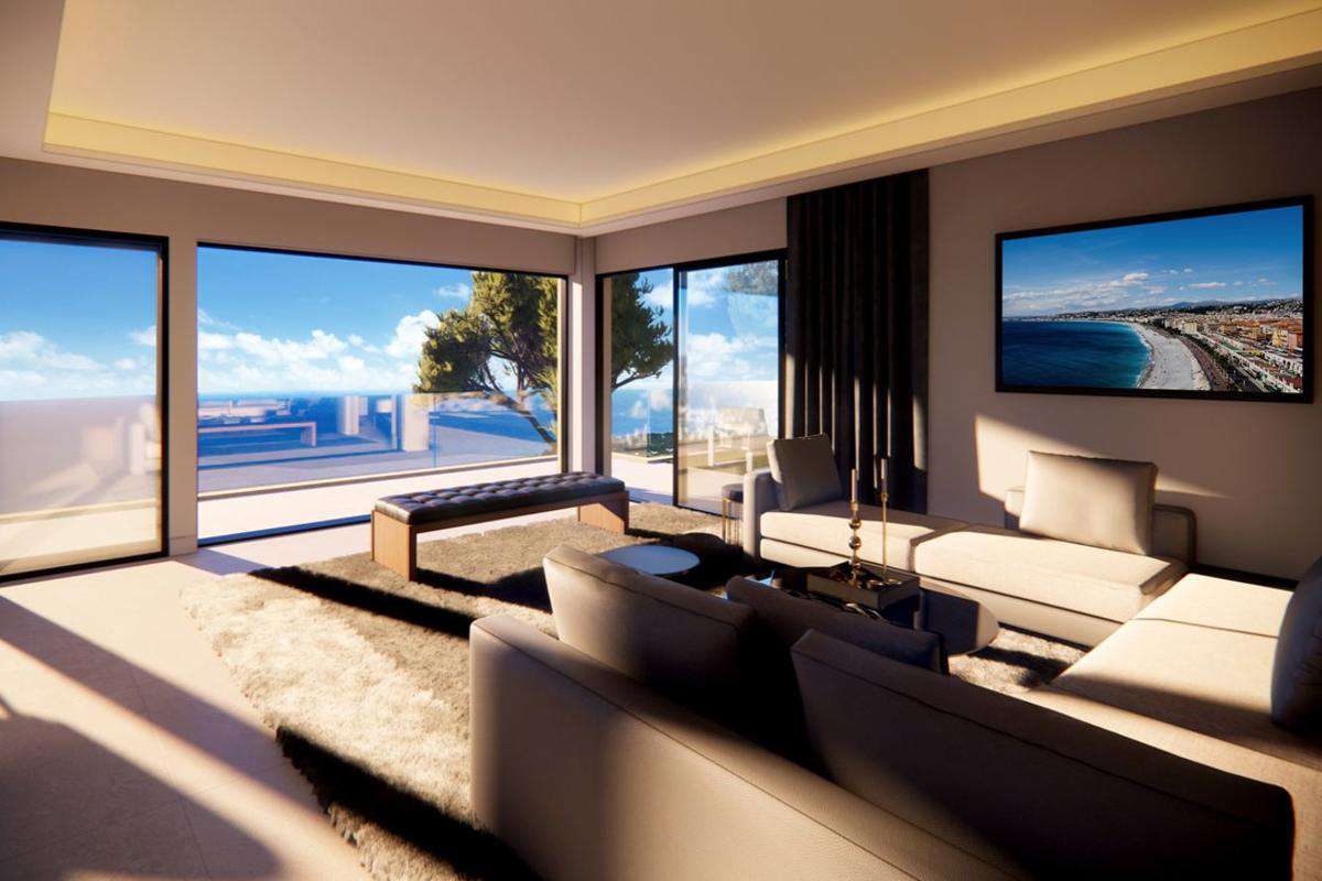 Enjoying breathtaking uninterrupted sea views from Italy to Monaco, is this