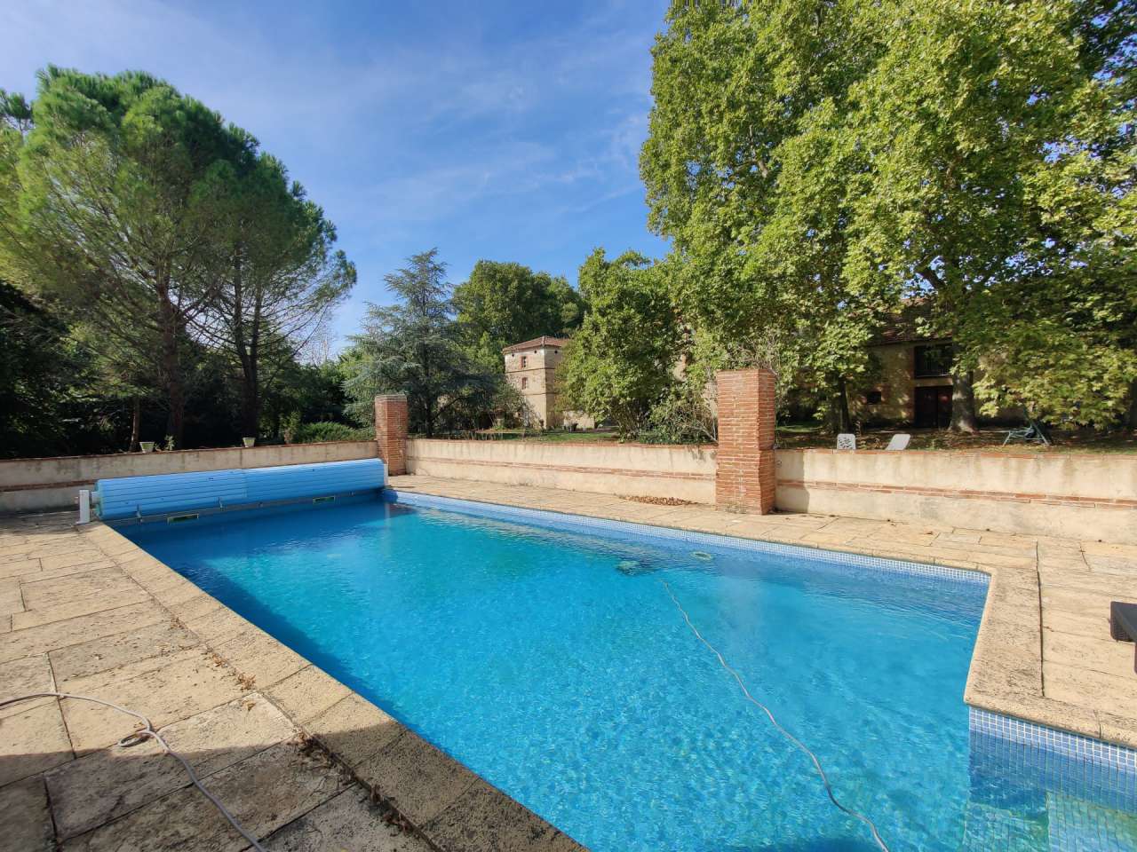 Nestling in over 9.5 acres of glorious land with outbuildings, gardens and