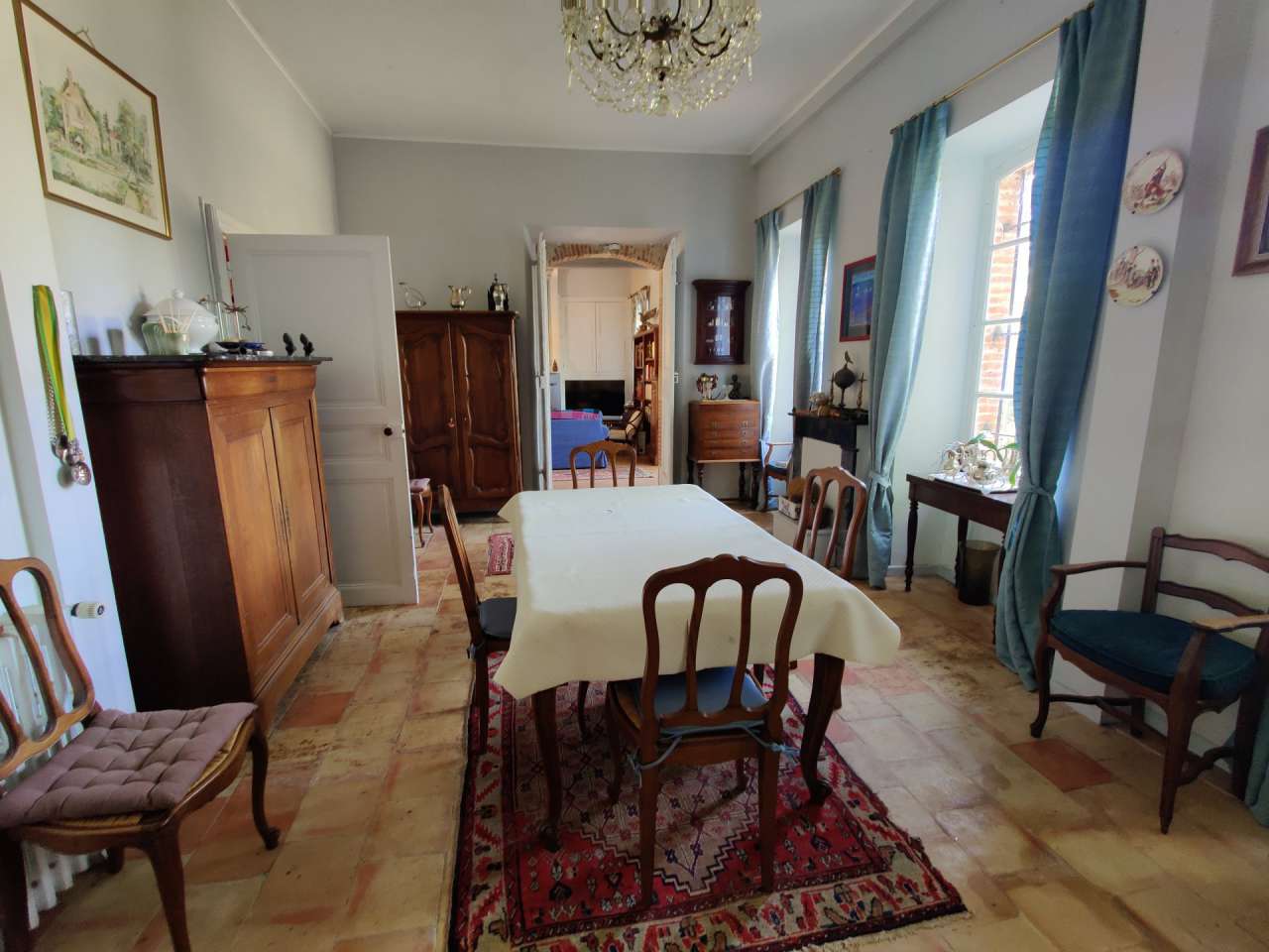 Nestling in over 9.5 acres of glorious land with outbuildings, gardens and