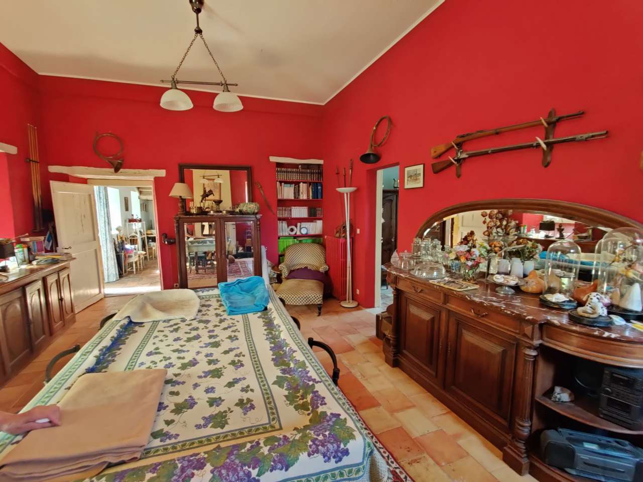 Nestling in over 9.5 acres of glorious land with outbuildings, gardens and