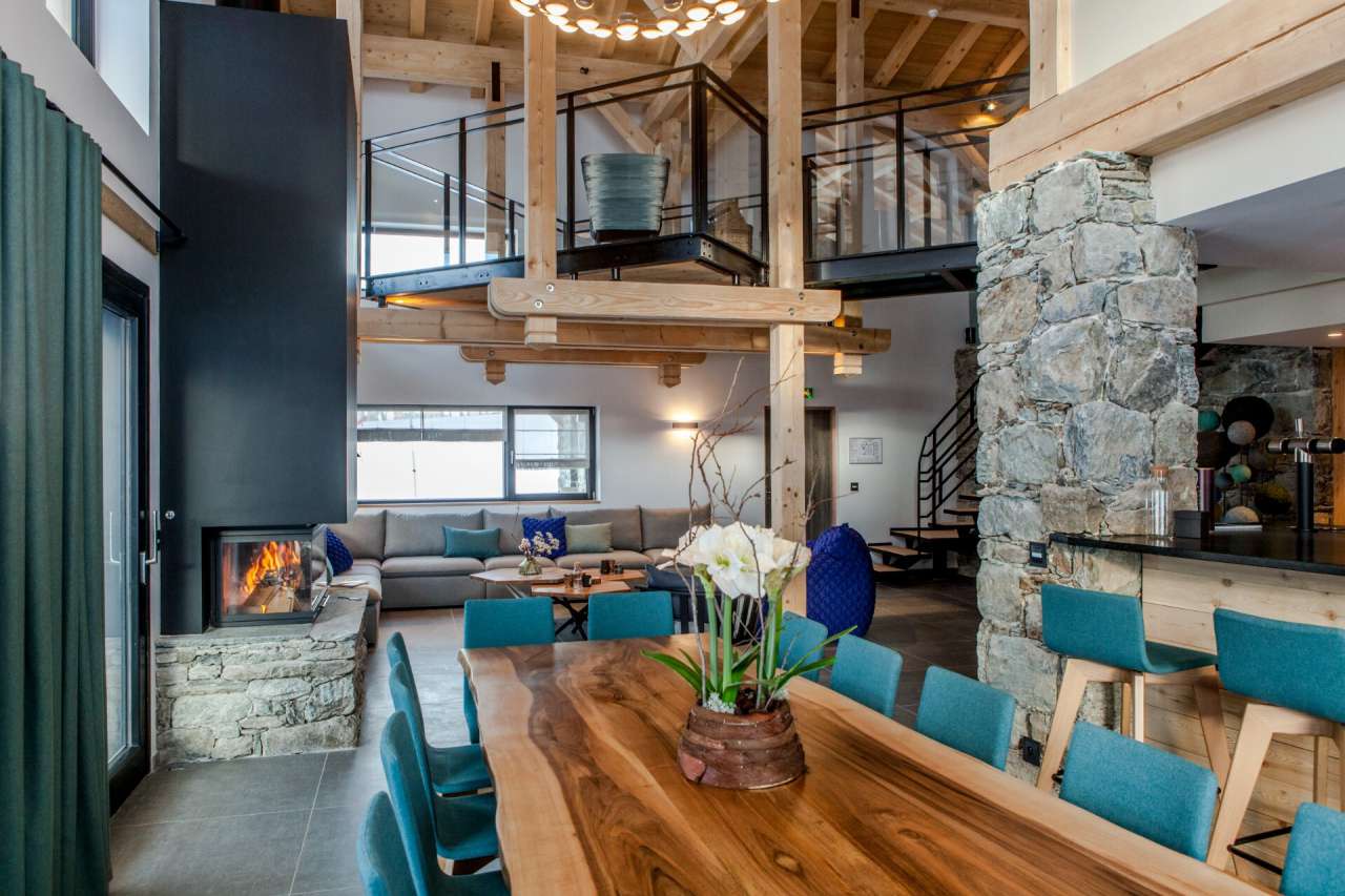 Stunning and unique 7 bedroom ski chalet, which is ideally situated within